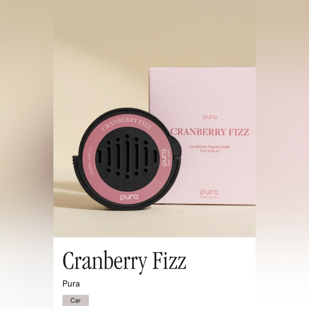Pura Car Diffuser Fragrance Refill - Cranberry Fizz